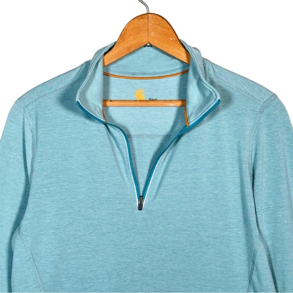 CARHARTT FORCE Delmont Quarter Zip Long Sleeve Pullover - Picture 5 of 8